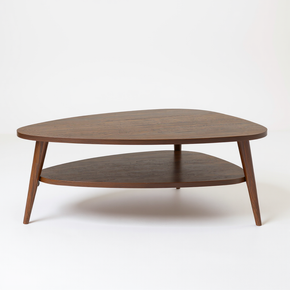 Table basse scandinave Jimi à 2 plateaux en MDF